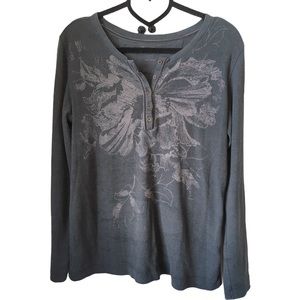 Long Sleeve Eddie Bauer Top Size Large